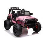 Elektrické autíčko - Jeep JC666 - nelakované - ružové